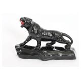 Panther Ceramic Sculpture