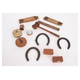 Horseshoes, Gavel, Folding Rulers