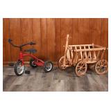 Vintage Tricycle & Wagon