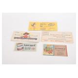 Vintage Advertising Blotters & Ephemera Assortment