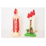 Noel Candle Blow Molds