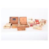 Vtg Cigar Boxes & Tobacco Advertising Assortment