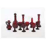 Vintage Ruby Red Glassware -  Avon, Westmoreland