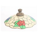 Glass Floral Light Fixture