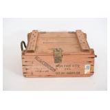 Vintage Wooden Military Explosives Crate