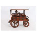 Wooden Display Horse Buggy