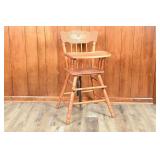Vintage Oak High Chair