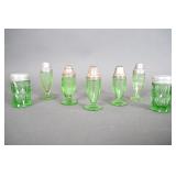 Vaseline Glass S/P Shakers