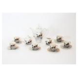 Small Porcelain Landscape Tea Set