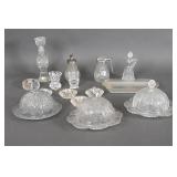 Glass Butter Dishes, Serving Ware, Candle Holders