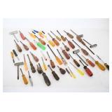 Vtg Screwdrivers - Flathead, Phillips & Specialty