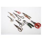 Vtg Shears & Snips - Metal Shears & Scissors