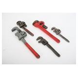 Vintage Pipe Wrenches - Assorted Sizes