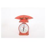 Vintage Sears, Roebuck & Co. Red Kitchen Scale