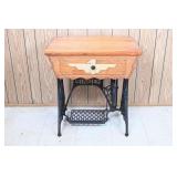 Atq Repurposed Singer Sewing Machine Table