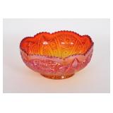 Vintage Amberina Bowl