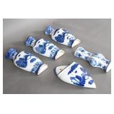 B/W Pattern Porcelain Wall Vase