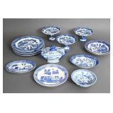 B/W Pattern Divided Grill Plate, Pedestal Dessert