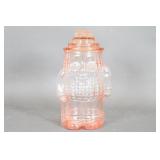 Rose Glass Planters Peanut Jar