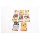 Vintage Simonds Guide Advertising Cards