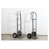 Aluminum High-Back Dolly, Steel P-Handle Dolly