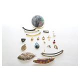 Brooches, Charms, Mirror, Hair Clips