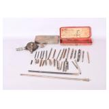 Vintage Hand Drill With Assorted Drill Bits