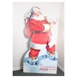 Cardboard Coca-Cola Santa Standee