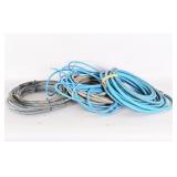Assorted Garden Hoses And Air Lines