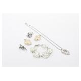 Sarah Coventry Necklace, Bracelets Clip-ons