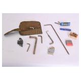 Tools With Hex Keys And Bits In Pouch