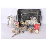 Regulators, Spray Gun, Tray And Parts