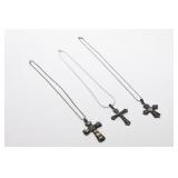 Sterling Cross Pendants and Chains