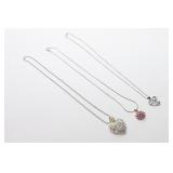 Sterling Chain Pendants
