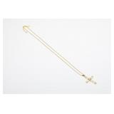 Stauer Opal Spirit Cross Necklace