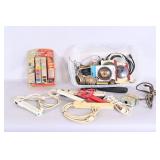 Power Strips and Electrical Hardware Lot