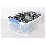Adjustable Furniture Levelers In Plastic Bin