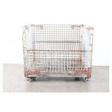 Heavy Industrial Wire Container on Wheels