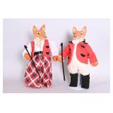 Vintage Fox Dolls