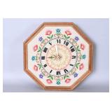 Embroidered Clock
