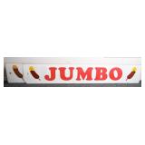 Vintage Vendor Plastic Hot Dog Sign