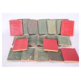 Antique Little Leather Library Books