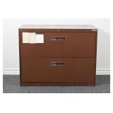 Industrial Steel 2-Drawer Lateral Filing Cabinet