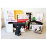 Christmas Holiday Signs And Decor