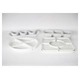 White Ceramic Serving Dishes And Platters