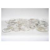 Vintage Silver Overlay Glass Tableware