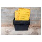 27 Gallon Totes w/ Lids (6)