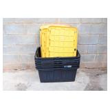 27 Gallon Totes w/ Lids (6)