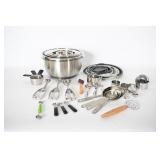 Stainless Steel Mixing Bowls With Utensils