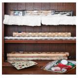 Christmas Wrapping Paper Rolls w/ Accessories